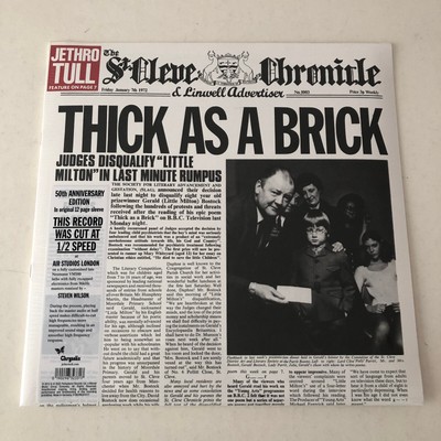 Jethro Tull: Thick as a Brick - 50th Anniversary Edition LP, Halfspeed Mastered