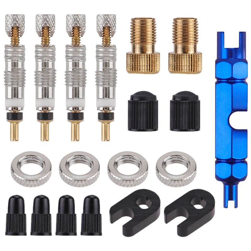 Bicycle Tire Core Kit Tire Core Remover Wrench Tire Repair Tools For Road Bike