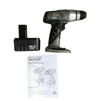 Craftsman drill battery 14.4 volt sales