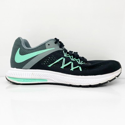 

Nike Womens Zoom Winflo 3 831562-006 Черные кроссовки для бега Размер 7,5, Черный, Zoom Winflo 3