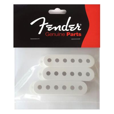 Fender Stratocaster Pickup Covers, Set of 3, White