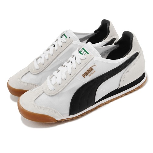 

Мужская повседневная обувь унисекс Puma Roma OG T White Black Gold Gum 387241-01, Белый, Roma Og T