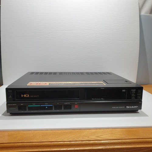 Vintage Sharp VC-6846UB VCR VHS Cassette Recorder - TESTED Vintage Sharp VC-6846UB VCR VHS Cassette Recorder - TESTED