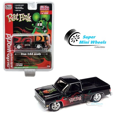 Auto World 1:64 - 1981 Chevy Silverado Rat Fink - Mijo Auto World 1:64 - 1981 Chevy Silverado Rat Fink - Mijo
