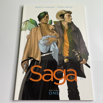 Saga Vol 1 (Image Malibu Comics 2016) by Brian K. Vaughan and Fiona Staples New