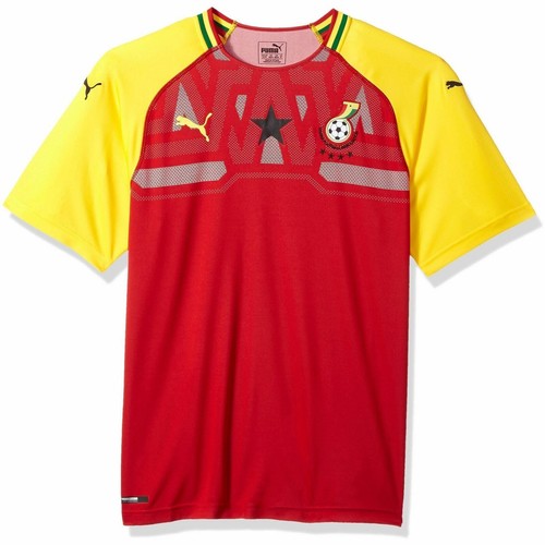 

[752430-01] Реплика мужской рубашки Puma GFA Ghana Home SS, Красный