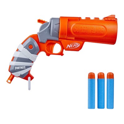 Nerf Fortnite Flare Dart Blaster, Break Open Dart Loading, Includes 3 Mega Darts