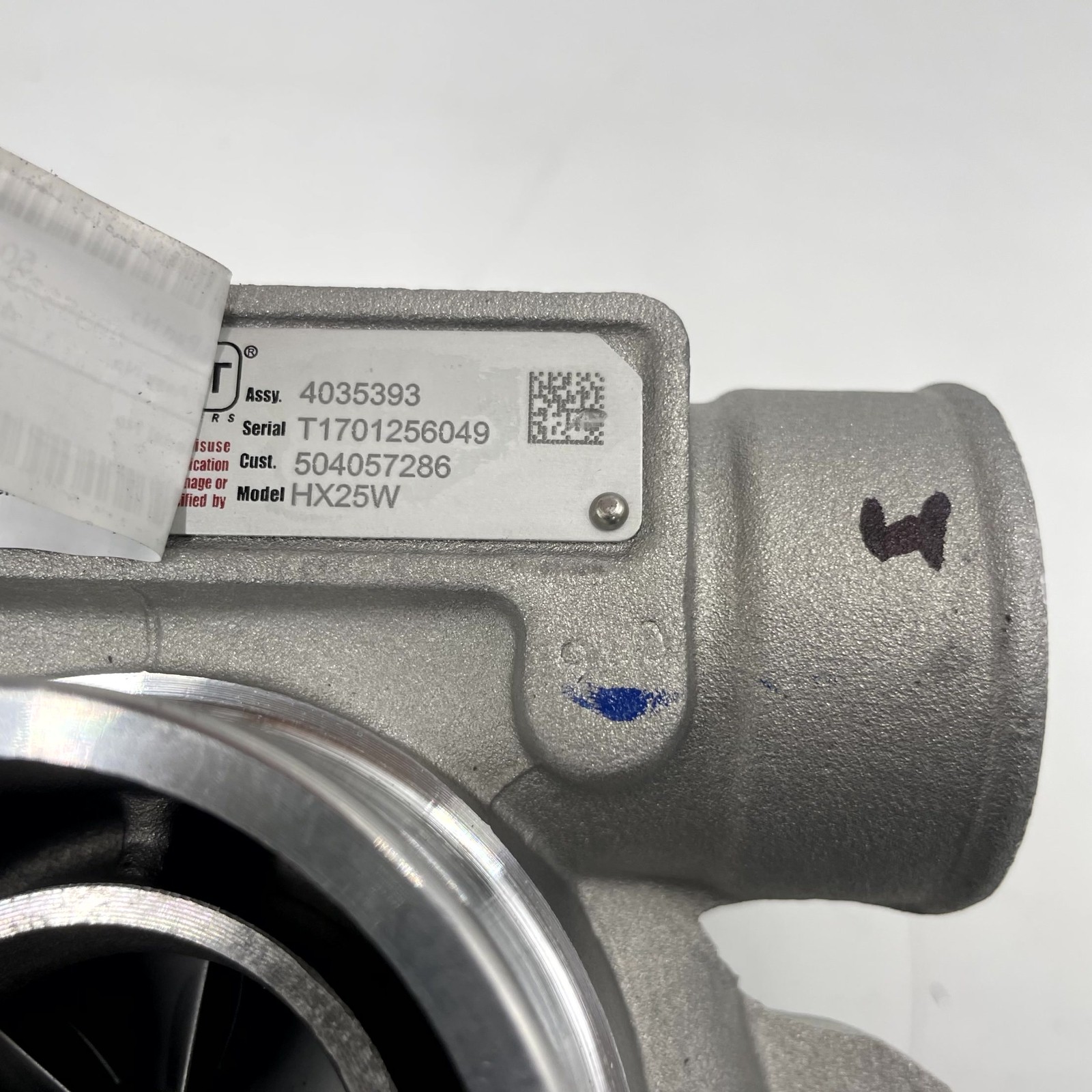 Holset HX25W Turbocharger fits CNH NEF Engine 4035393 (4033353