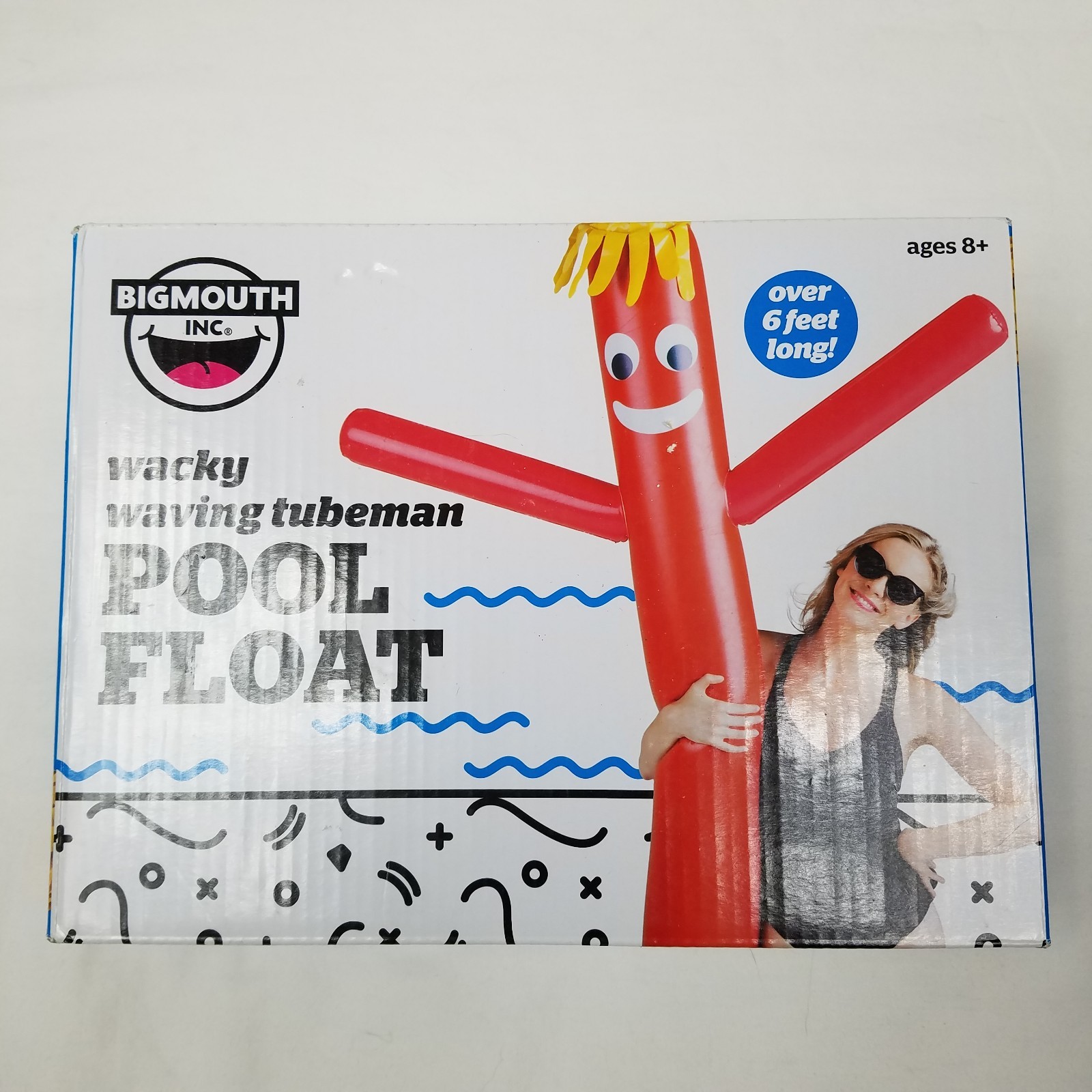 Wacky Waving Tubeman by Big Mouth Toys Inflatable 6 ft + long New