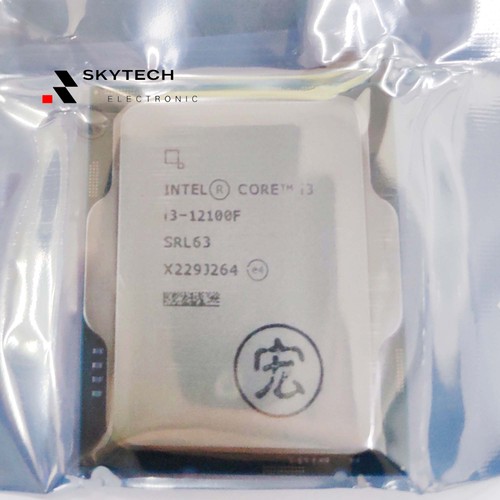 CPU Intel Core i3-12100f 12th GEN LGA1700 12th Gen Intel Core i3-12100F LGA 1700 CPU Processor Quad