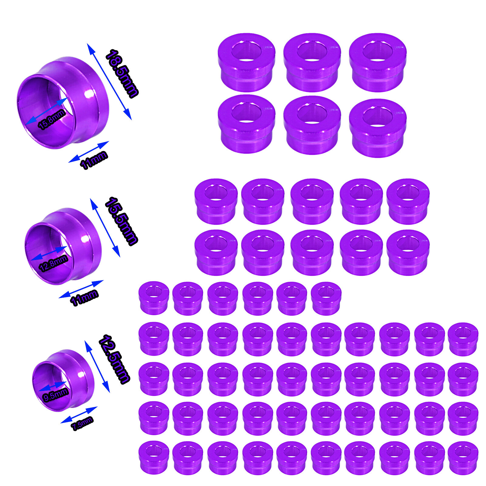 Motorcycle Purple Engine Bolt Cover For Harley Touring