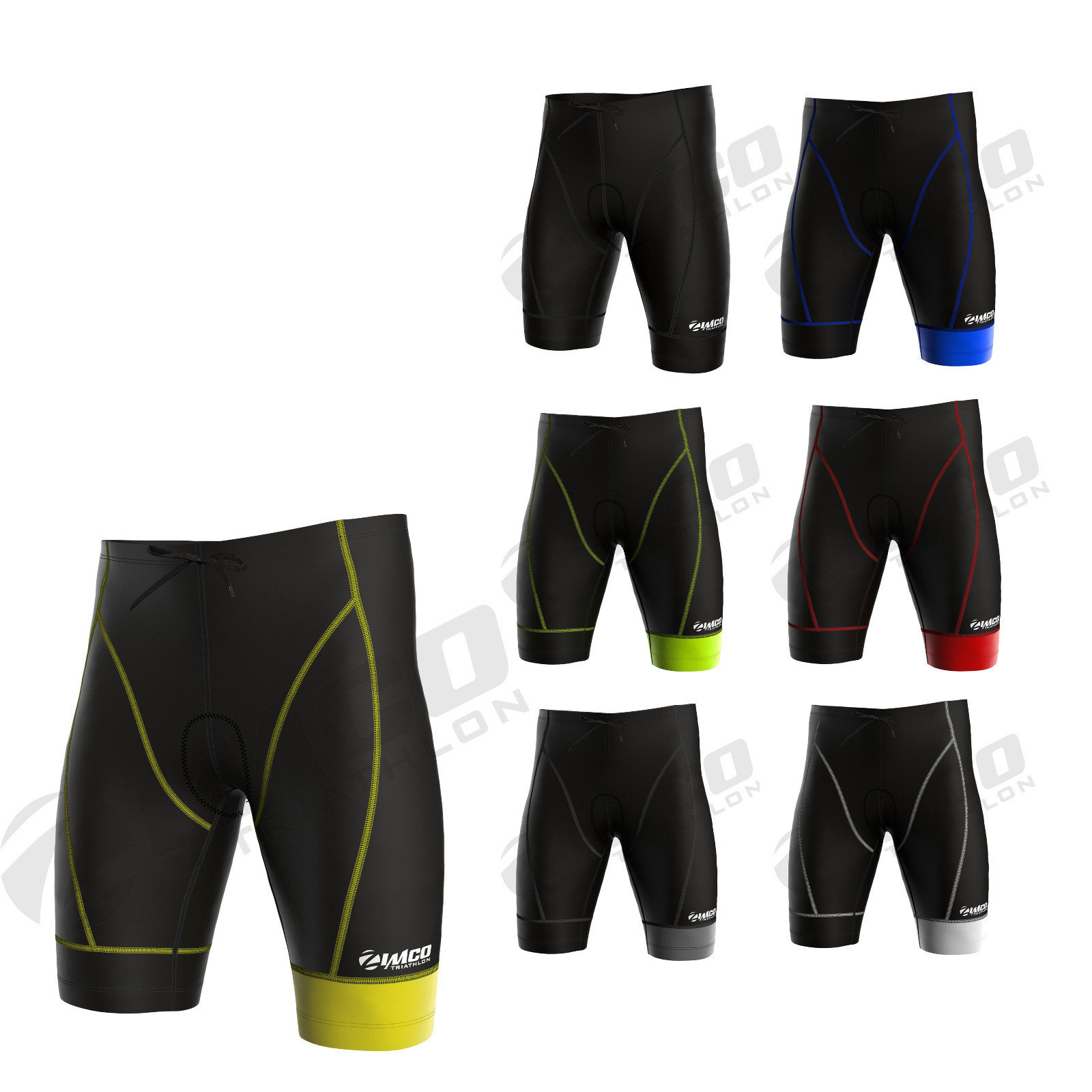 Triathlon Zimco Elite Men Compression Triathlon Shorts Racing Tri Short