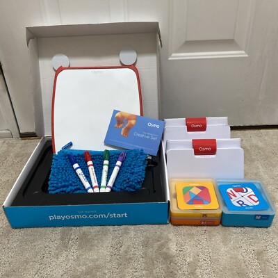 Osmo Bundle For iPad - Genius Starter Kit w/3 Games, Creative Set & Extra Base