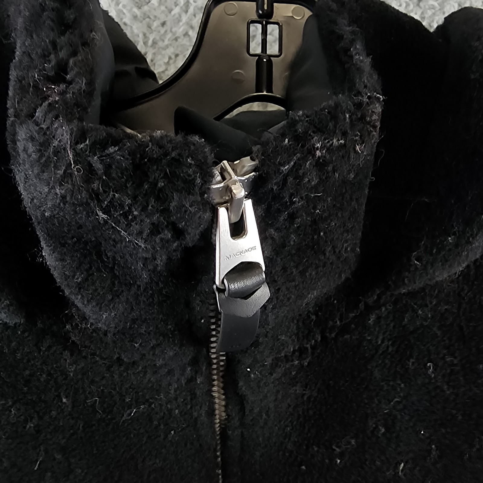 Mackage Junia Down Hooded Full Zip Coat Women's XL Black Full Zip Long Sleeve - Picture 5 of 15