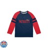 FOCO mens Nfl Team Logo Long Sleeve Henley Shirt, Team Stripe Wordmark, Large US