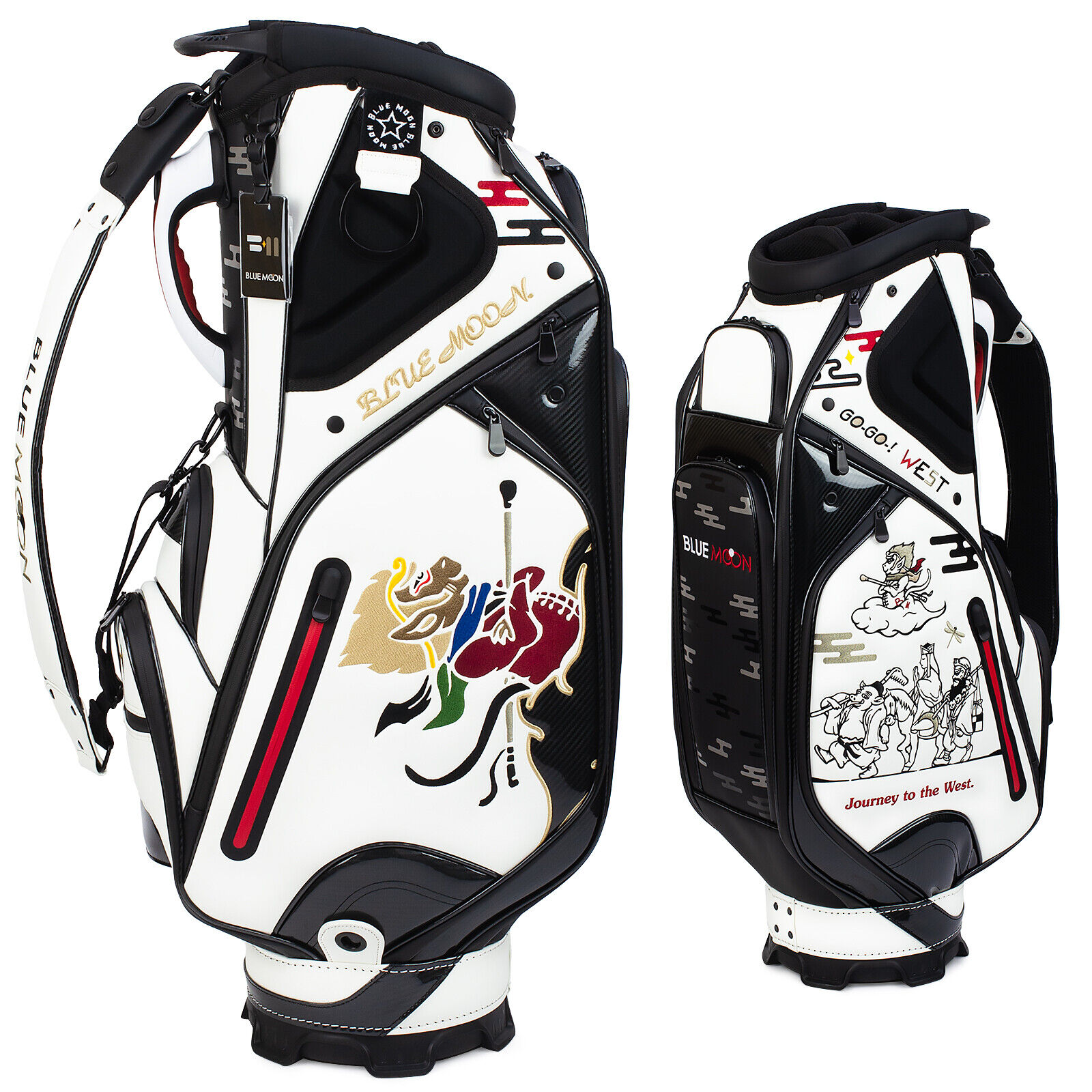 Blue Moon Magic Monkey Golf bag Staff Cart bag Japanese Golf Blue Moon Magic Monkey Golf bag Staff Cart bag Japanese Golf