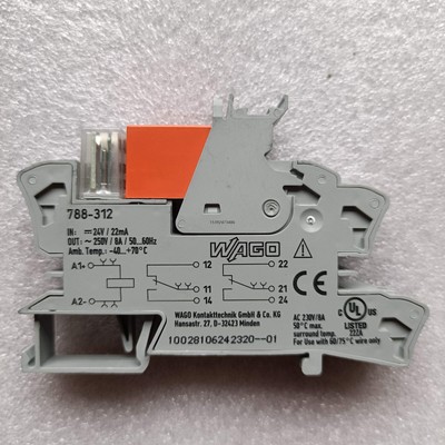 New 1PC For WAGO 788-312 24VDC Relay module Free Shipping