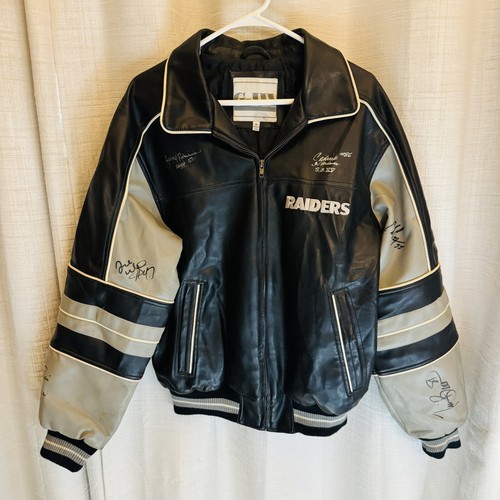 Vintage G3 G-III Raiders NFL Jacket Size M - ** 7 AUTOGRAPHS Vintage G3 G-III Raiders NFL Jacket Size M - ** 7 AUTOGRAPHS