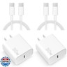 iPhone 17 16 15 Charger Fast Charging 30W USBC Charger 2-Pack Type C Chargers Block 6FT Cable for iPhone 17/17 Plus/17 Pro/17 Pro Max/iPhone 16/16 Plus/16 Pro/16 Pro Max/15/15 Pro Max,iPad Pro,Sumsung