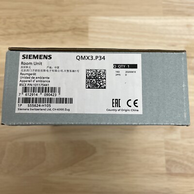 Siemens QMX3.P34 Controller New In Open Box