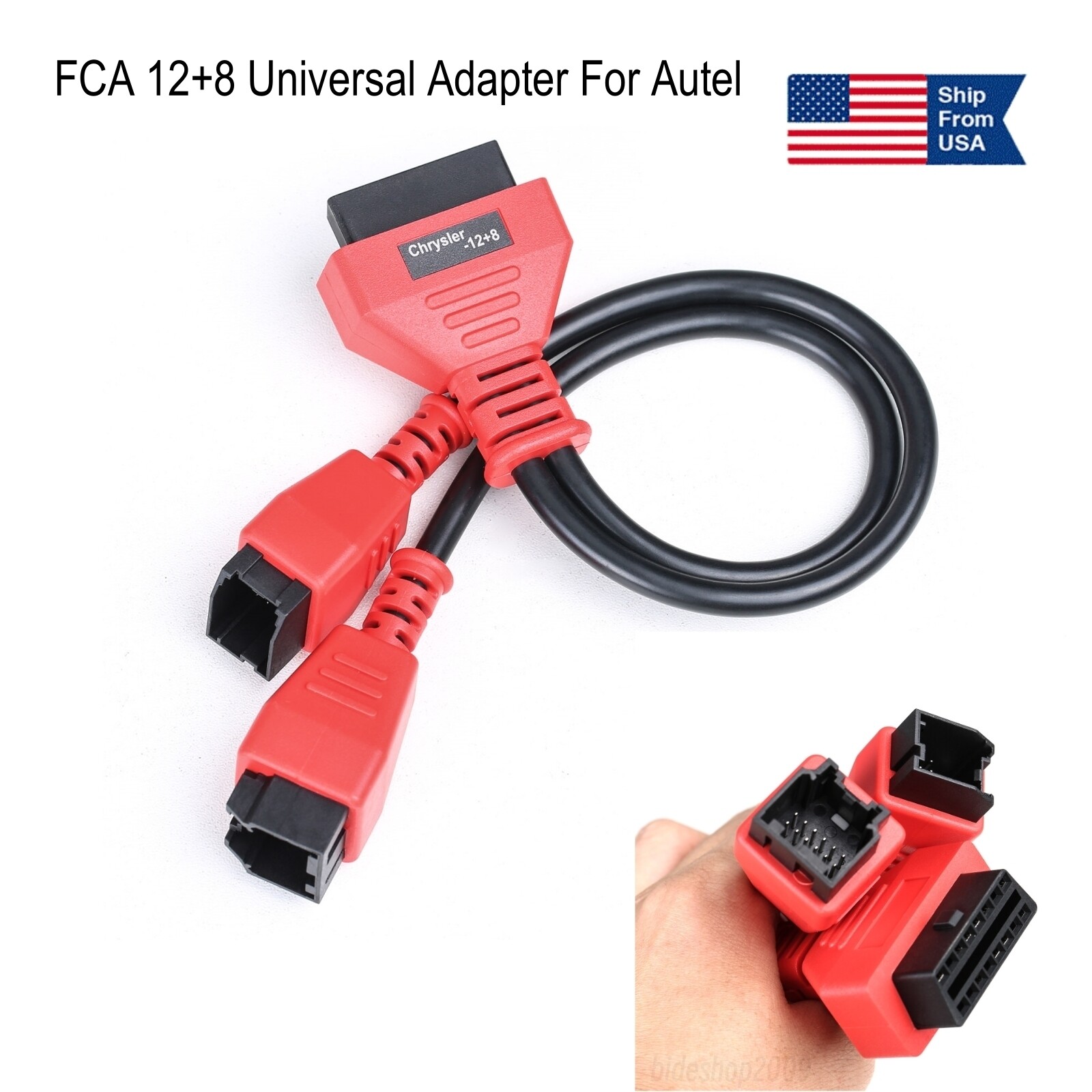 BestKeys 12+8 Programming Bypass Cable Adaptor For Chrysler, Dodge, Jeep - SGM Bypass For Scan Tools