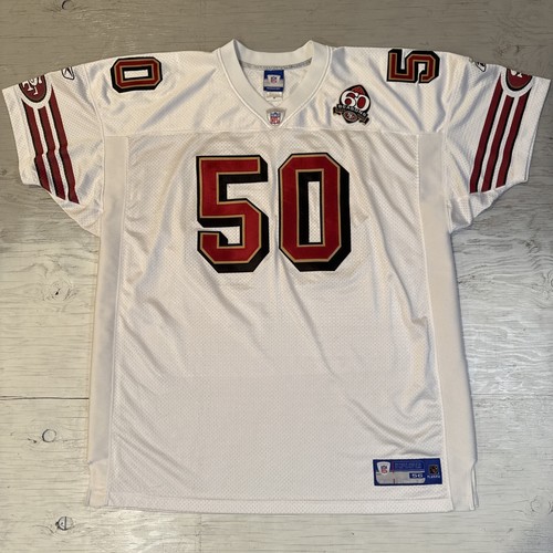 NFL】90s リーボック 49ERS プルオーバー ナイロン 刺繍 2XL