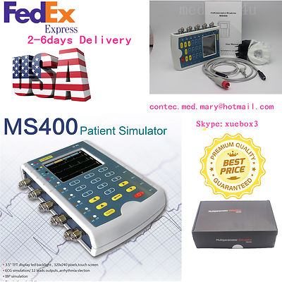 USA Stock Contec New Brand MS400 Multi-parameter Patient Simulator,ECG Simulator