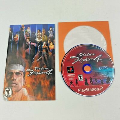 Virtual Fighter 4 Playstation 2 PS2 Video Game TESTED With Manual 