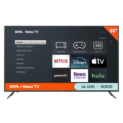 55  Class 4K UHD (2160P) LED Roku Smart Television HDR (100012586)