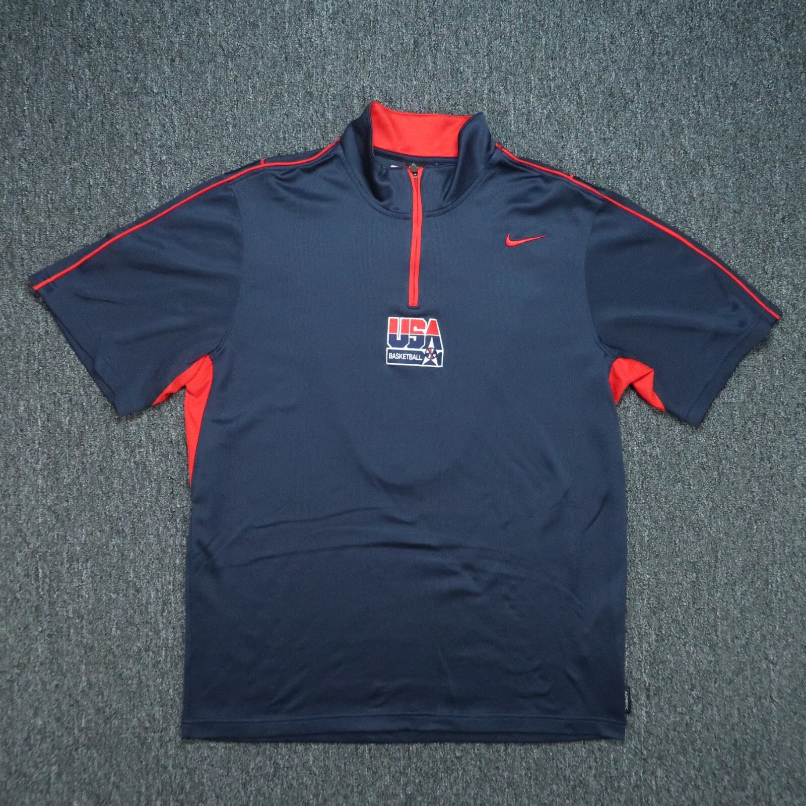 USA BASKETBALL リバーシブル Men's Mitchell & Ness Larry Bird Navy USA Basketball
