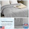 VK VK·LIVING Cooling Comforter Twin Size, Summer Cooling Blanket for Hot Sleepers and Night Sweats, Lightweight and Breathable Soft Summer Cool Quilt for Twin Bed (60