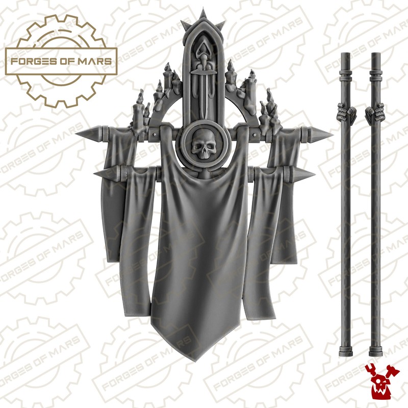 Marines - Dark Legion - Aeternum Knights Banner (X1)