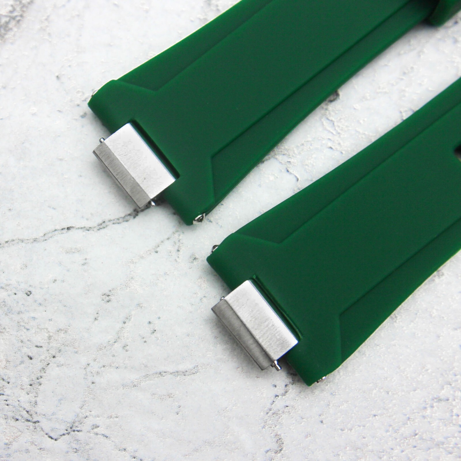 GREEN TISSOT PRX POWERMATIC SILICONE RUBBER 12MM WATCH STRAP BAND QUICK RELEASE