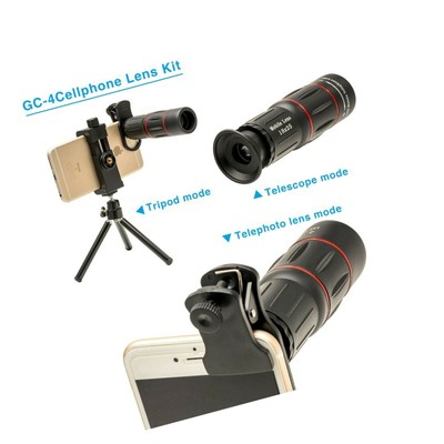 Godefa 18X Telephoto Zoom Lens with 4K HD Super Wide Angle/... - FREE 2 Day Ship