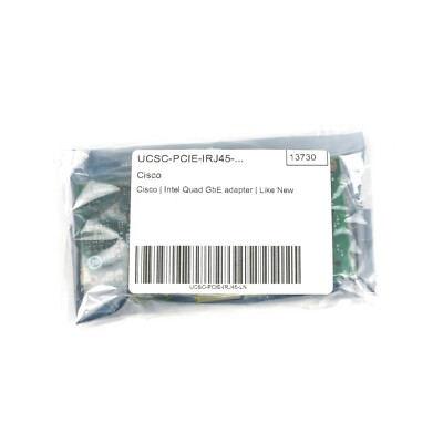 Cisco UCSC-PCIE-IRJ45 Intel Quad GbE Server Adapter 