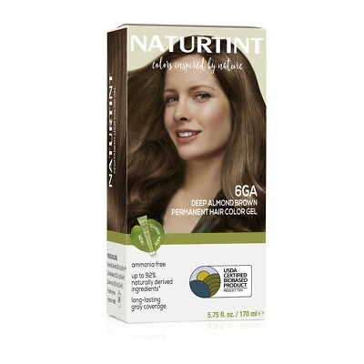 Naturtint Permanent Hair Color - 6GA Deep Almond Brown 5.07 Fl Oz (Pack of 1)