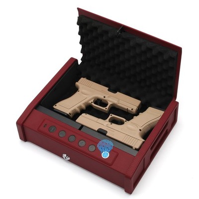 Buy Smart Biometric Gun Safe, Carbon Steel, Fingerprint Scanner with App Control,...