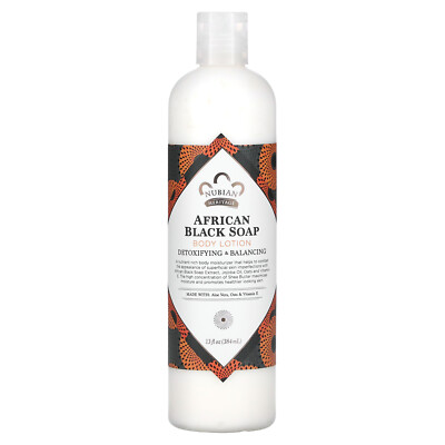 Nubian Heritage Body Lotion African Black Soap 13 жидких унций 384 мл