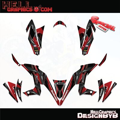 3M Graphics Kits Decals Stickers  4 KAWASAKI KFX 450R KFX450R 2008-2014