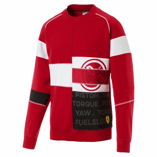 

[577817-01] Мужская Puma Ferrari SF Street Crew Neck, Красный