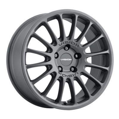 18x8 Vision 477 Monaco Satin Black Wheels 5x112 (38mm) Set of 4
