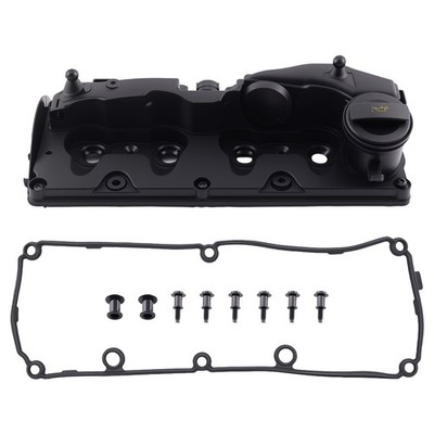 Cam Rocker Cover for VW Jetta Tiguan EOS 2.0 TDI 03L103469R 2009-2018 Black