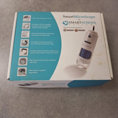 Smart MicroScope By Smart School Systems 200x Digital USB Microscope NEWOPEN BOX