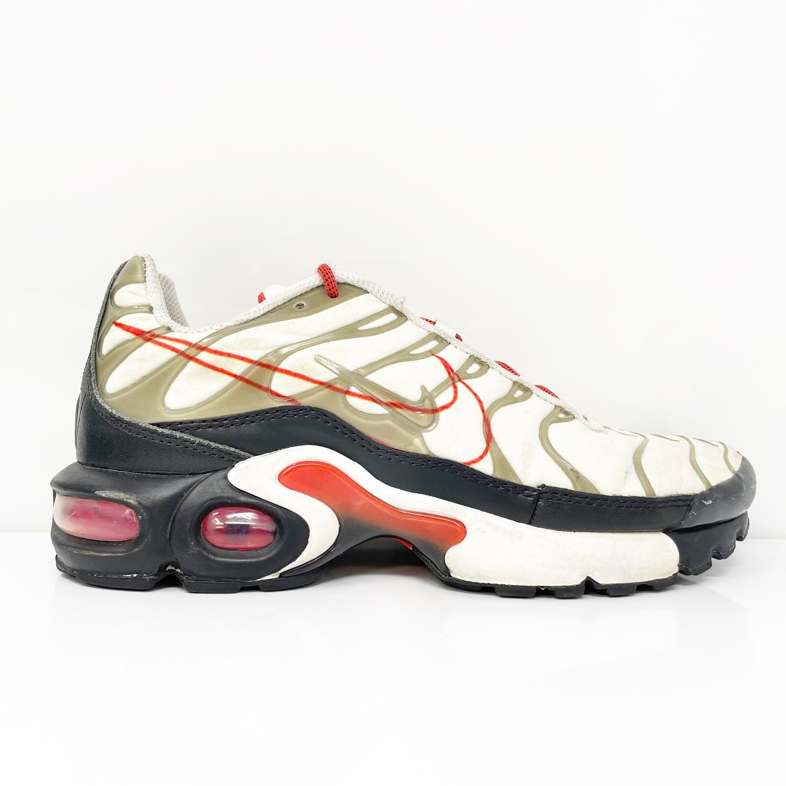 

Nike Boys Air Max Plus CQ4815-100 Белая повседневная обувь Кроссовки Размер 6Y, Белый, Air Max Plus