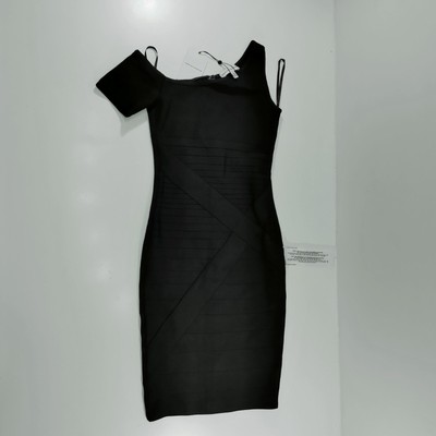 Dress The Population Women's Bodycon Dress Black Size S Midi