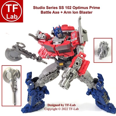 Battle Axe+Arm Blaster Upgrade Kit: Transformers Optimus Prime Studio Series 102