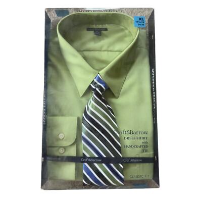 BRAND NEW Croft & Barrow Dress Shirt + Tie Package