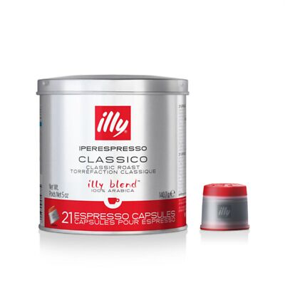 Illy Coffee iperEspresso Capsules, Classico, Medium Roast - 21 Count - FRESH