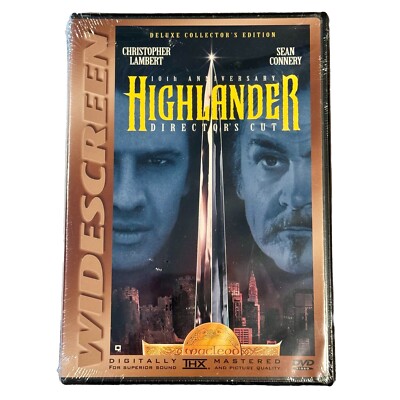 Highlander DVD 1997 10th Anniversary Directors Cut