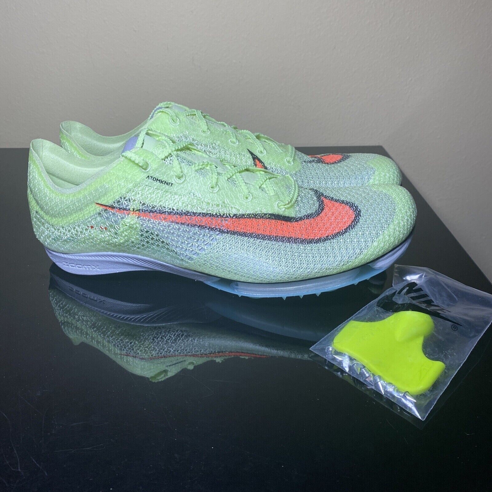 Nike Bright orange and Lime Green Running Spikes Nike Dragonfly 2 Track & Field Distance Spikes. Nike JP main image 2